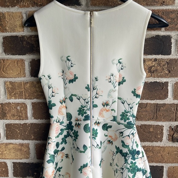 ERIN by Erin Fetherston White and Green Midi Dress - Picture 9 of 14